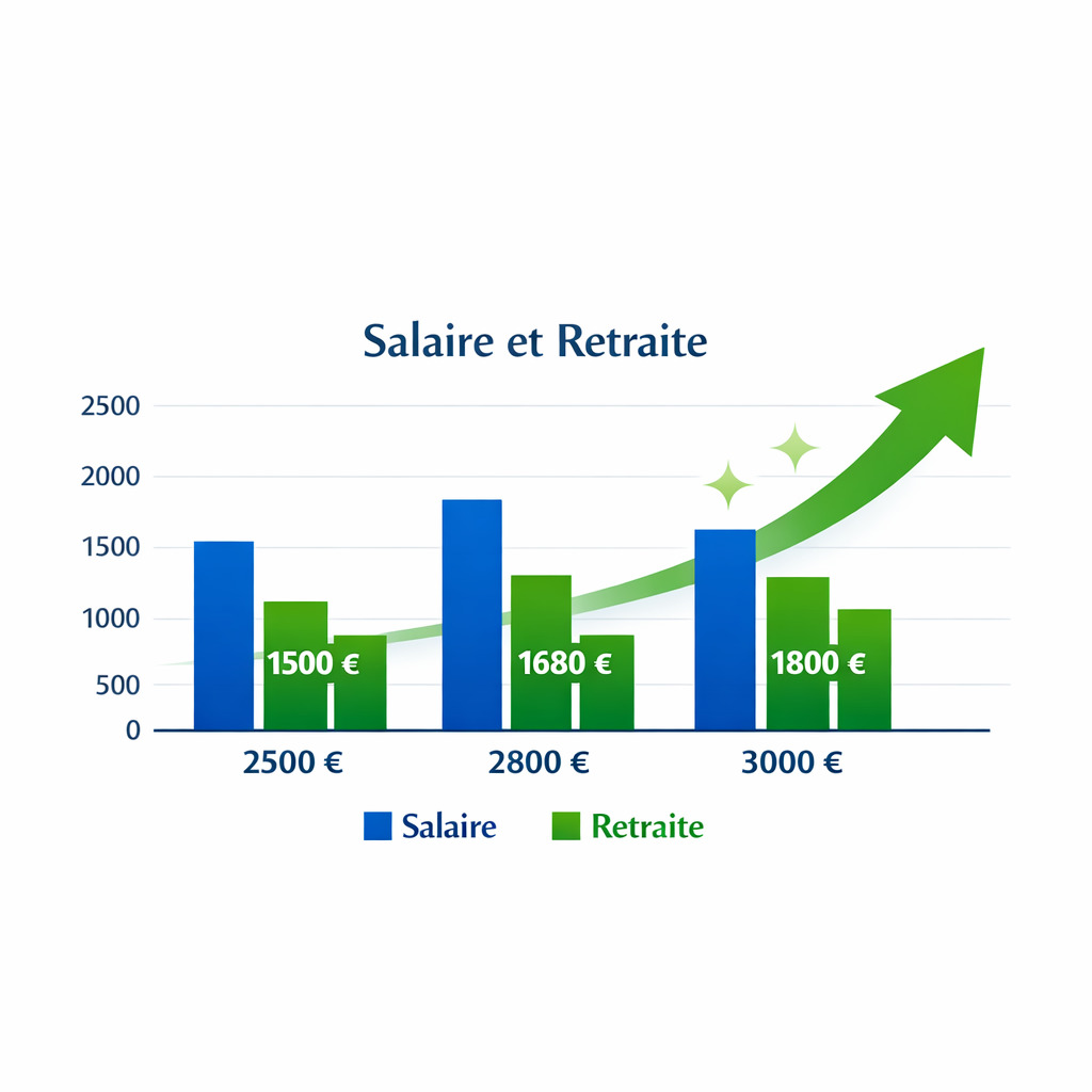 atteindre retraite 2000 euros
