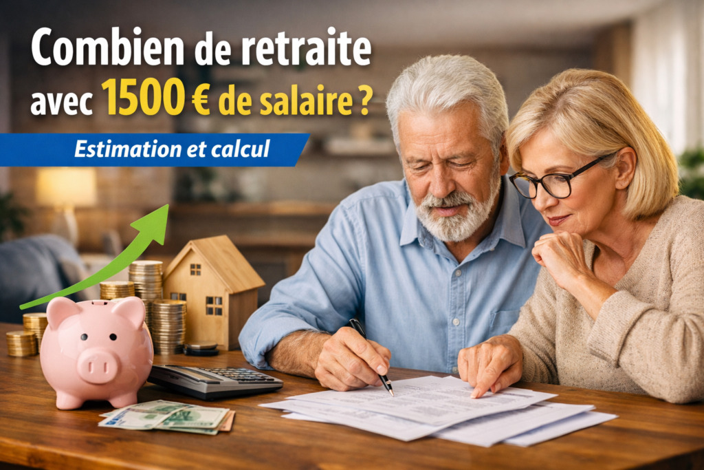 Combien de retraite avec 1500 euros de salaire estimation simple